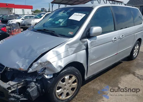 2003 Honda Odyssey Ex-L z USA, uszkodzony, nr VIN 5FNRL18043B030732